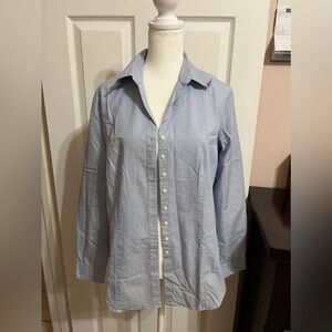 (C) Talbot Light Blue Button-Up Shirt